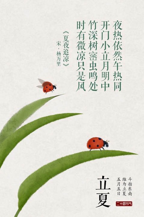 【立夏】立夏丨绿树阴浓夏日长，楼台倒影入池塘