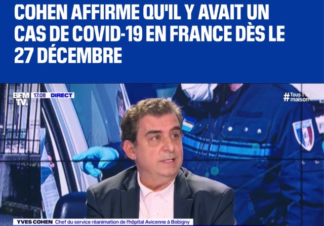 国际:法国去年12月已有人染疫 WHO:各国应追查早期可疑病例