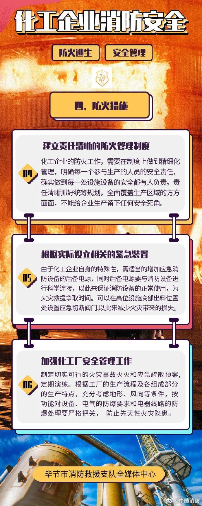 化工应急科普丨夏季气温攀升 化工企业要警惕火灾事故