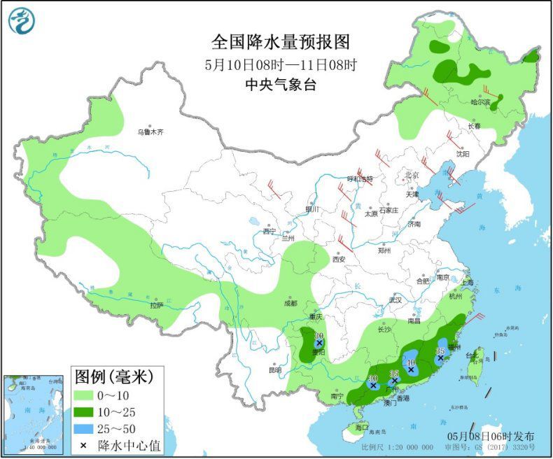 天气较强降雨缩减至江南等地 北方凉意显华南桑拿天持续