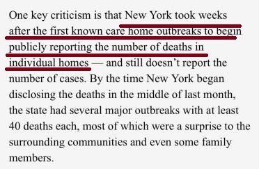 疫情美国养老机构死亡人数一月翻9倍 揭开防疫乱象“冰山一角”