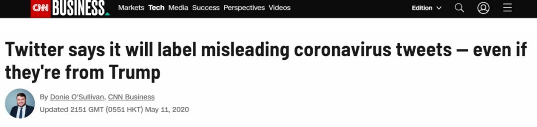 特朗普推特疫情信息发布新规来了！特朗普这下......