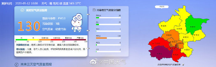 天气北京沙尘“杀回马枪”？房山已重度污染，今晚还会下泥雨吗？