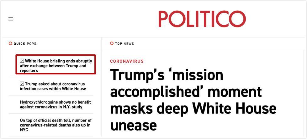 特朗普白宫记者会再出“幺蛾子” “问中国”冲上海外社交媒体热搜