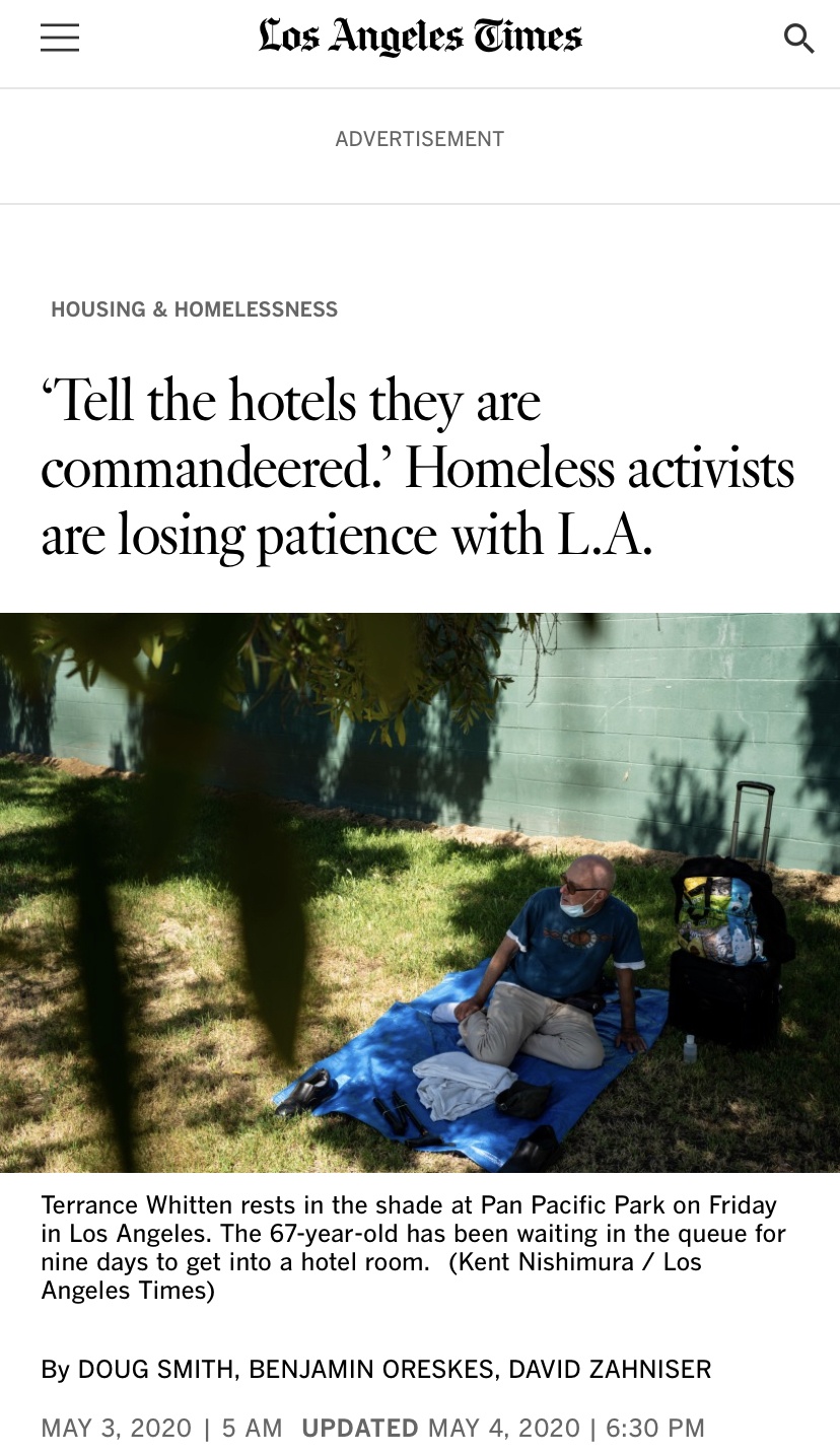 央视新闻美国疫情中无处安放的流浪群体