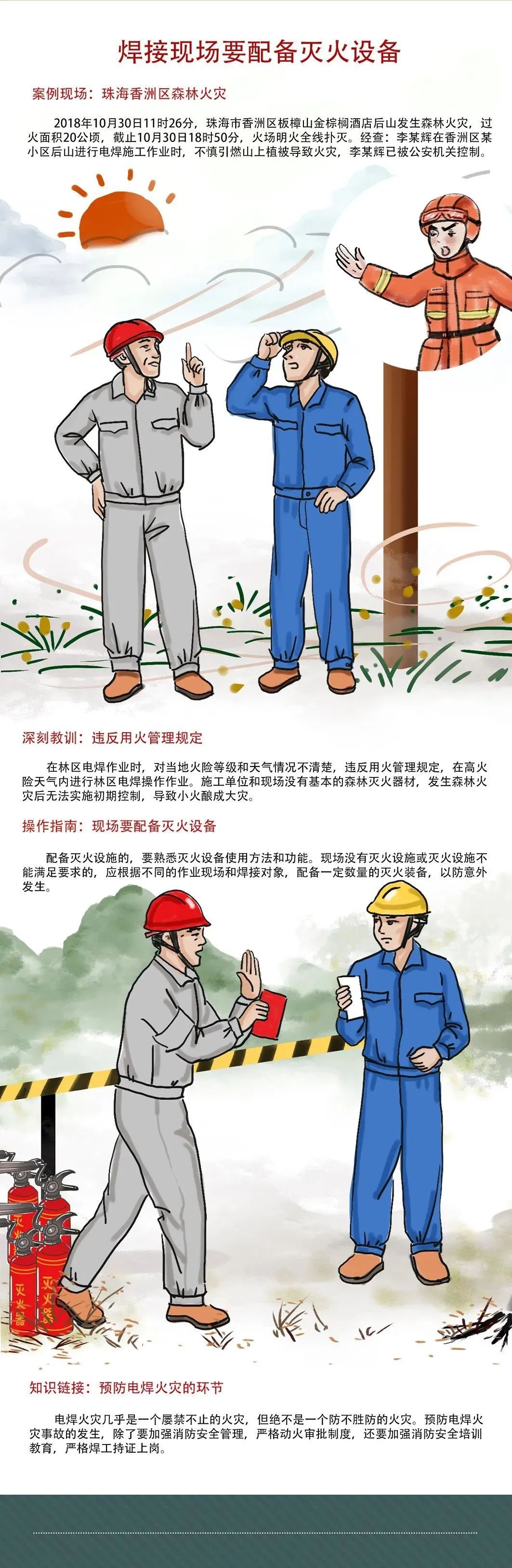 森林火灾应急科普丨焊花:森林火灾的又一元凶