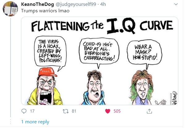 水军刚刚，特朗普竟用一个世界通用的贬义词，向他的水军致谢！