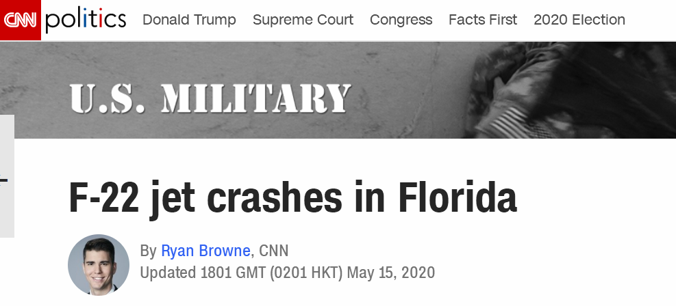 疫情每经15点 | 突发!美军一架F-22战机在佛罗里达坠毁:民航单日飞行班次首次回升破万,恢复至疫情前约60%