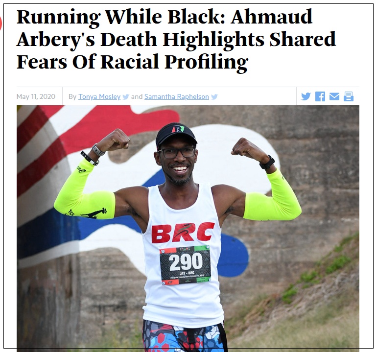 跑步爱跑步的美国黑人现在都在盘算：怎么跑才不会被打死？