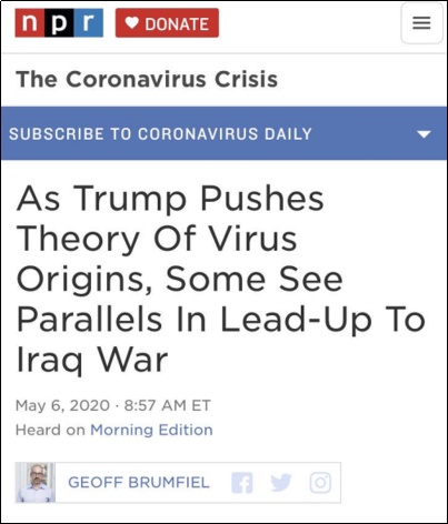 央视新闻北美观察丨绝对是套路!美媒揭政府炮制病毒阴谋论与历史惊人相似