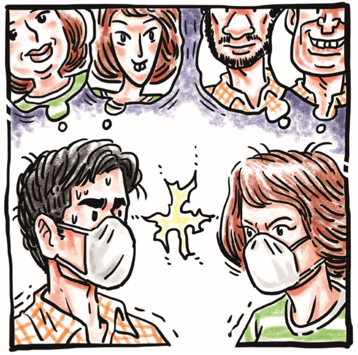 口罩口罩后面隐藏的那张脸，究竟有多美？