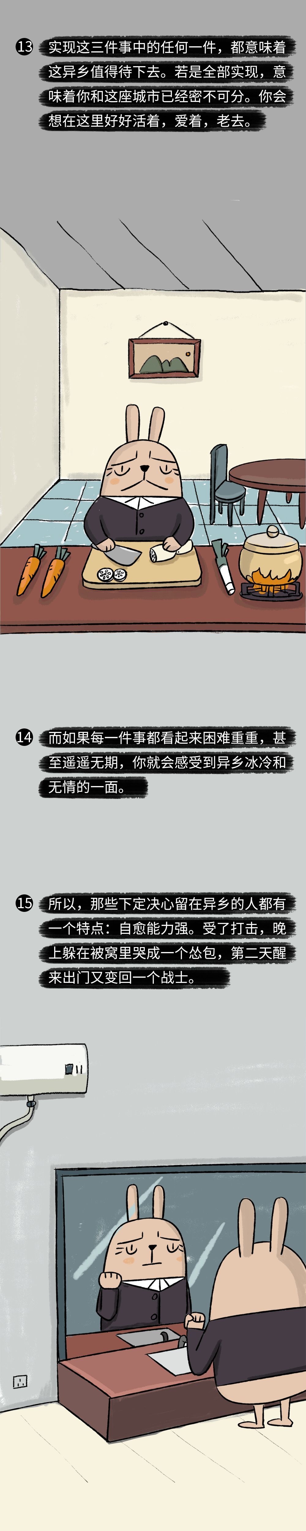 兔子晚上我哭成一个怂包，第二天醒来又变回一个战士