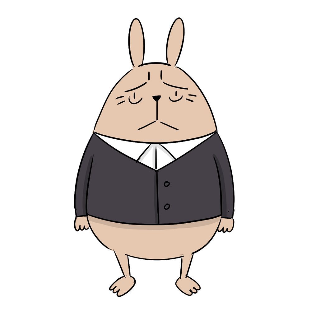 兔子晚上我哭成一个怂包，第二天醒来又变回一个战士