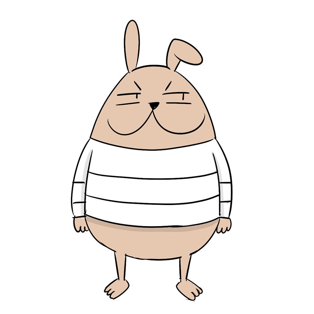 兔子晚上我哭成一个怂包，第二天醒来又变回一个战士