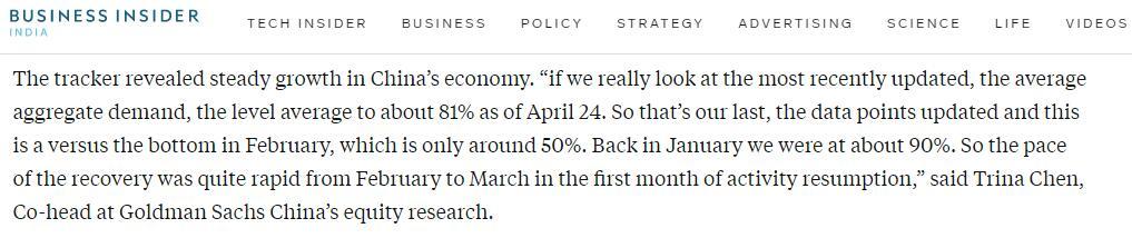 经济外媒：种种迹象表明 中国经济正蓬勃发展