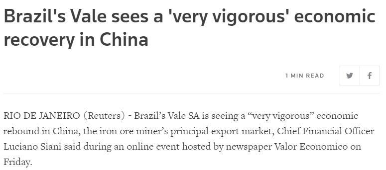 经济外媒：种种迹象表明 中国经济正蓬勃发展