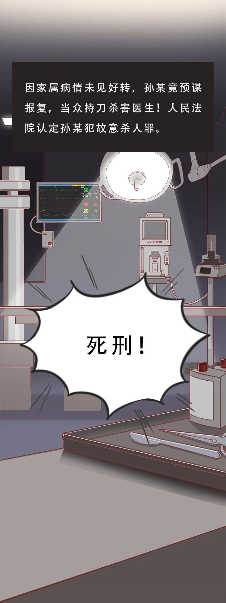 时政持刀杀医，死刑！