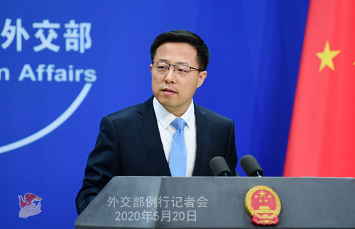 疫情WHO通过涉疫情决议，赵立坚：中国同大多数国家打掉了个别国家将溯源政治化的企图