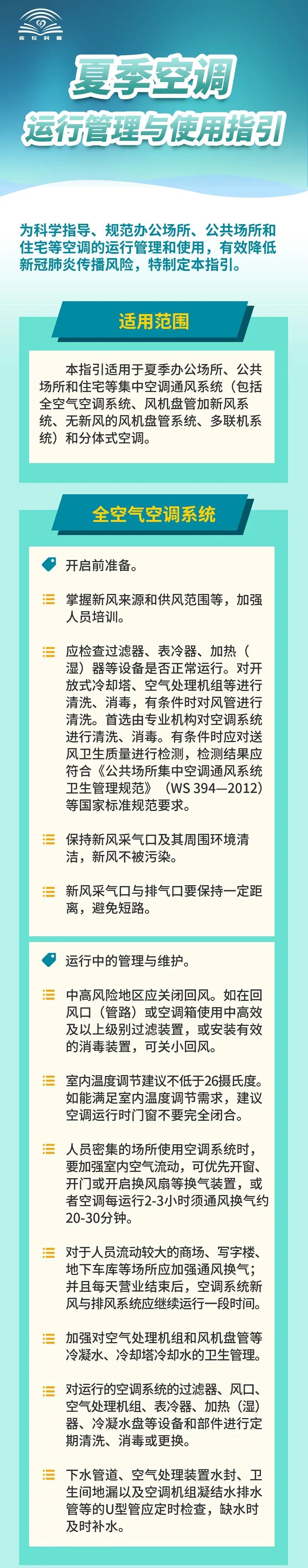 冠状病毒夏季如何安全使用空调，这些事你该知道！【新型冠状病毒科普知识】（424）