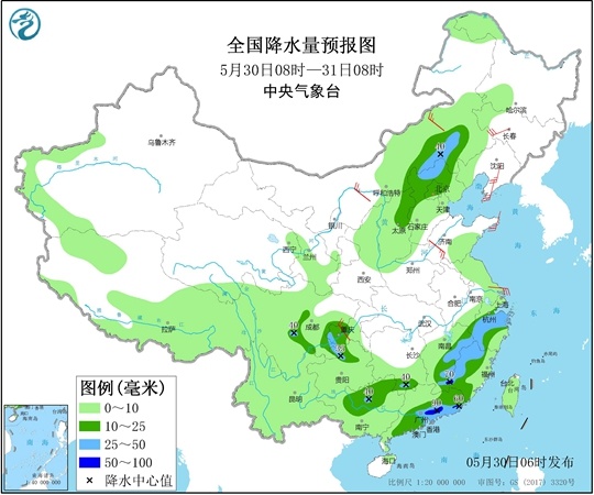天气|南方降雨一轮接一轮 华北东北有雷雨降温