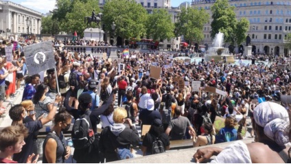 国际社会|英国多地将相继举行支持美国黑人弗洛依德的抗议活动