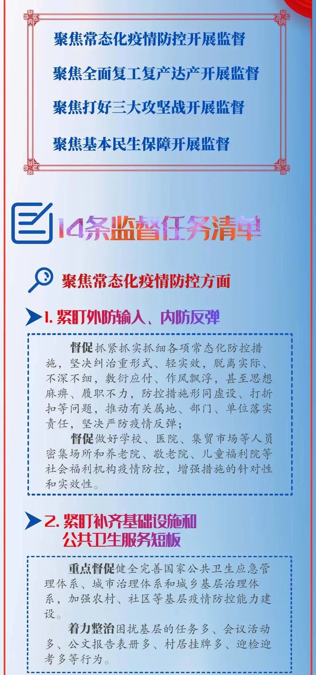 反腐倡廉|一张长长长长图读懂当前最紧要最急需监督任务