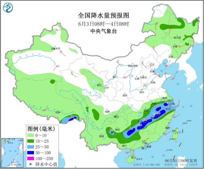 中国气象局|明起南方雨势加强 今日华北等地需警惕强对流
