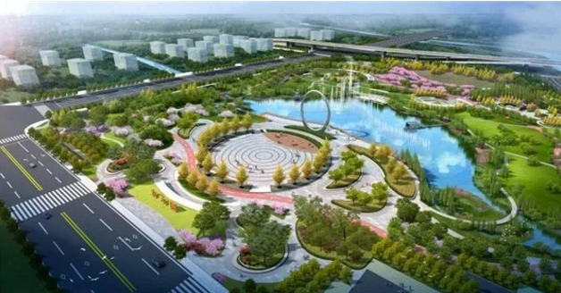 临沂老城区新建公园图片