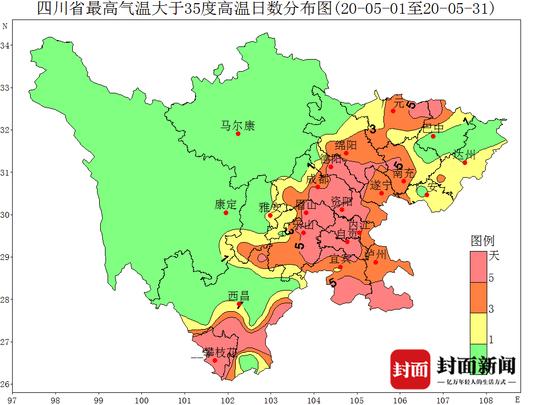 四川经历了高温破纪录的5月 接下来气温是疲乏了还是更来劲儿?