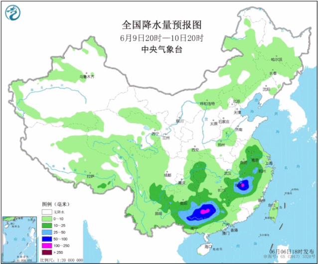 天气|暴雨第五天！华南成暴雨中心 北方暑热正盛东北高温冒头