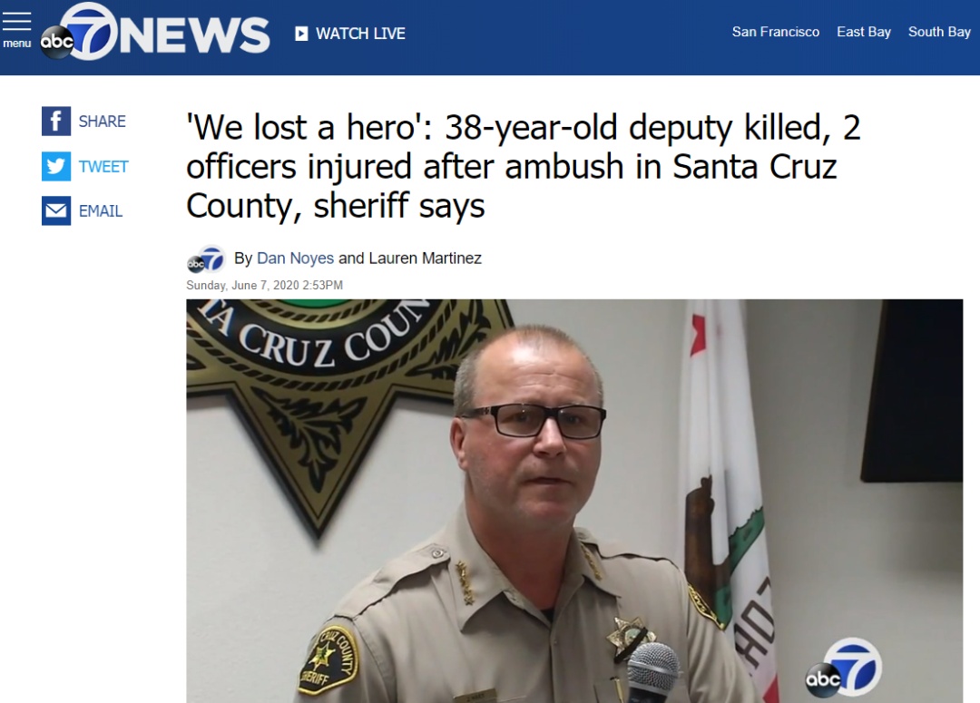 美国警察|美国警察遇伏击被枪杀，凶手身份令人震惊！