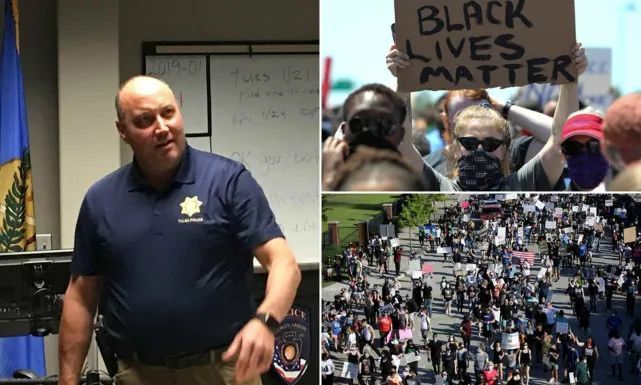 特朗普|特朗普首场大选集会所在地白人高级警官：警察应该杀更多黑人