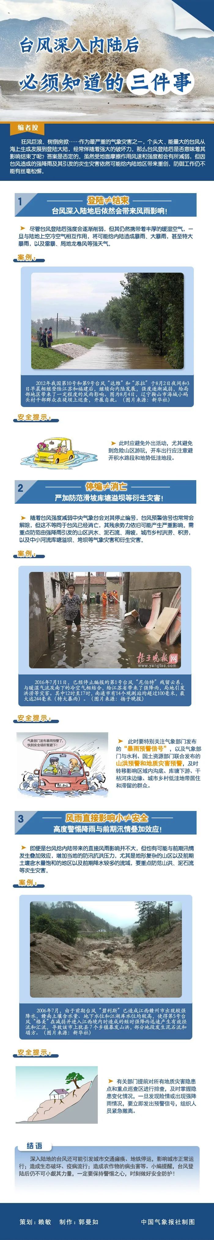 台风|【图解】台风深入内陆后必须知道的三件事