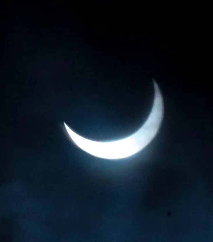 日食|高清大图！金边日食高光时刻