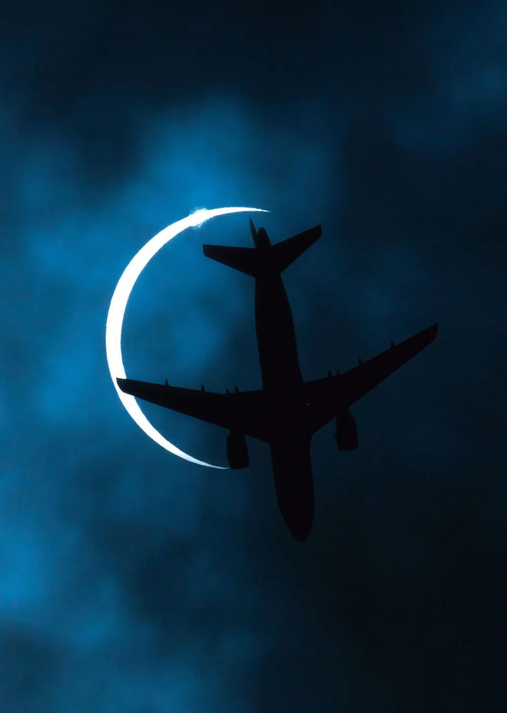 日食|高清大图！金边日食高光时刻