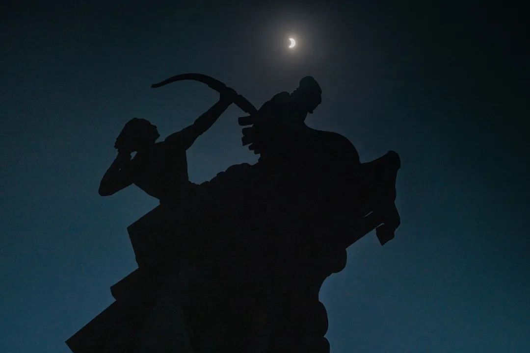 日食|高清大图！金边日食高光时刻