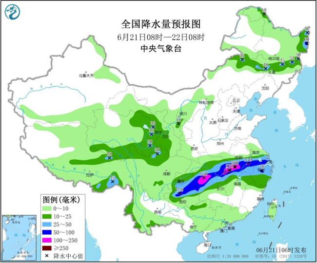 天气|长江中下游等地有强降雨 华北江南等地有高温天气