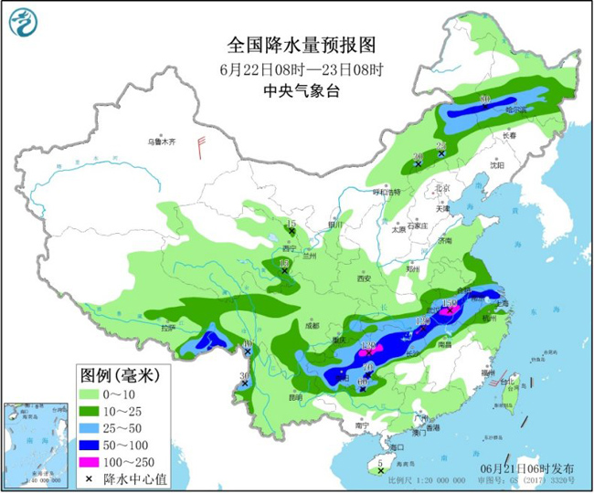 天气|长江中下游等地有强降雨 华北江南等地有高温天气