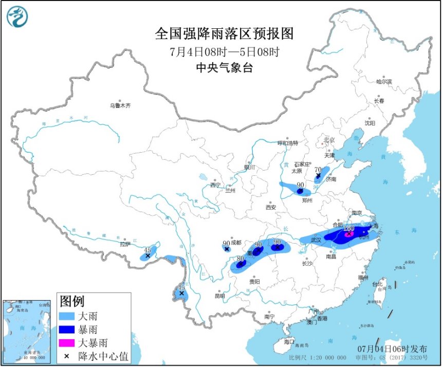 天气|西南地区东部至长江中下游等地有新一轮强降雨，华北东北地区等地多对流性天气