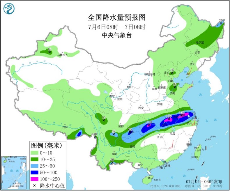 天气|西南地区东部至长江中下游等地有新一轮强降雨，华北东北地区等地多对流性天气