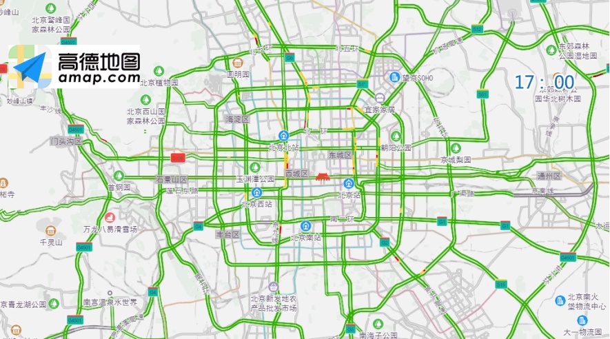 交通|北京早晚高峰交通流量回升，一些医院周边车流集中