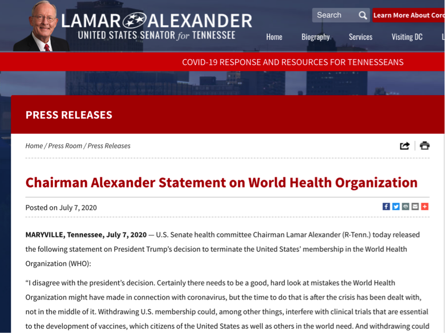 国际|美再次退群 世卫组织吁要分清真正的敌人