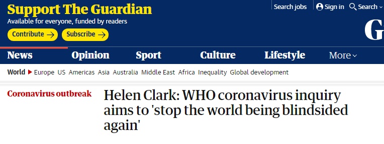 疫情|新西兰前总理获得任命 调查全球疫情应对工作