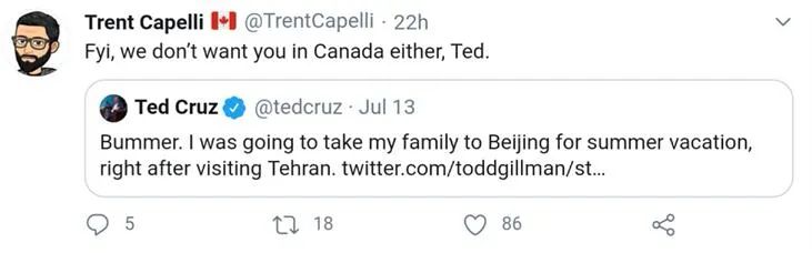 国际|中国制裁这俩美国政客，美国网民反应太逗了！