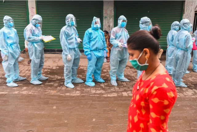 国际社会|印度新冠病毒感染人数超过百万，官员：只有上帝能救我们