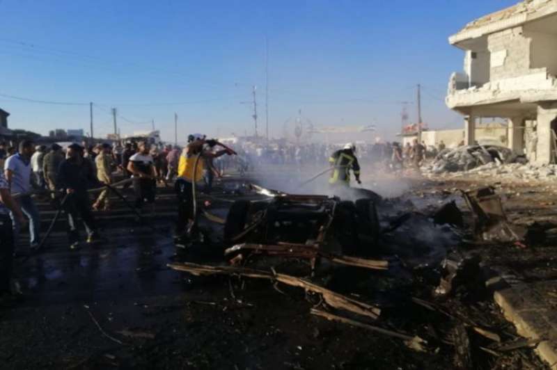 叙利亚危机|叙利亚北部汽车炸弹袭击致死人数上升至7人