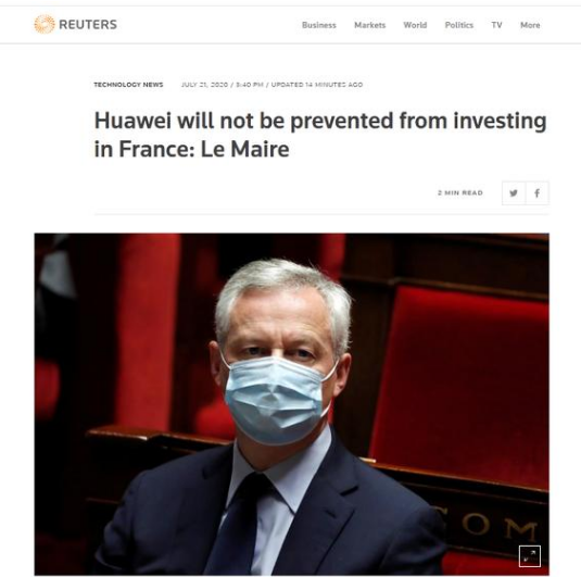 国际|法国表态！