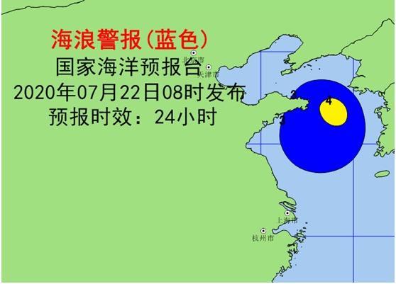 |国家海洋预报台同时发布海浪和风暴潮蓝色警报