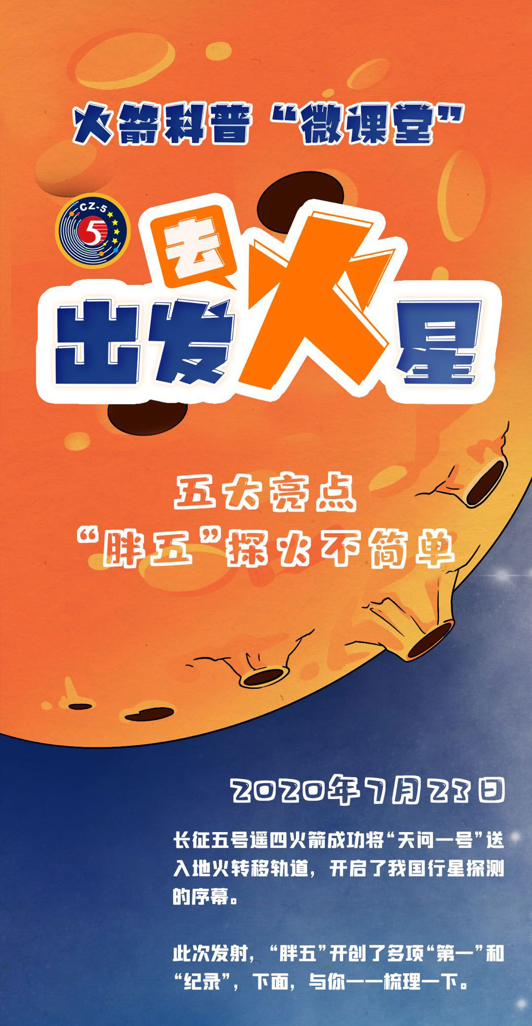 央视新闻|五大亮点！“胖五”“探火”不简单！