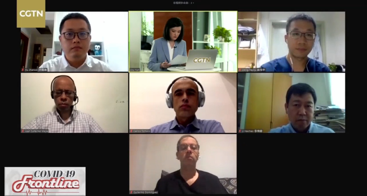 央视新闻客户端|海外战“疫”：中国与墨西哥医学专家探讨新冠肺炎治疗策略